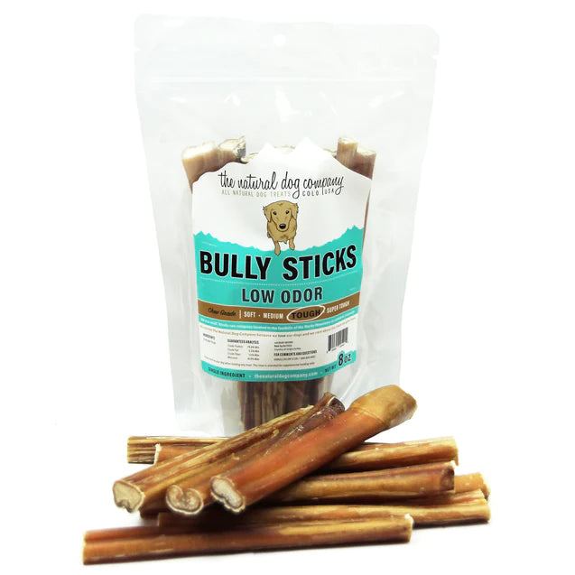 6" BULLY STICKS LOW ODOR .5#