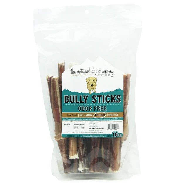 6" BULLY STICKS ODOR FR 16OZ