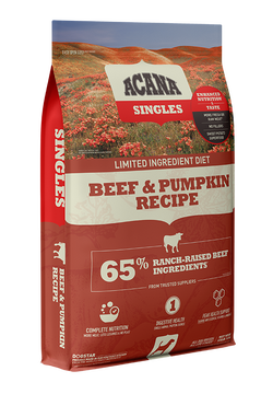 ACANA SINGLES BEEF/PUMP 13#