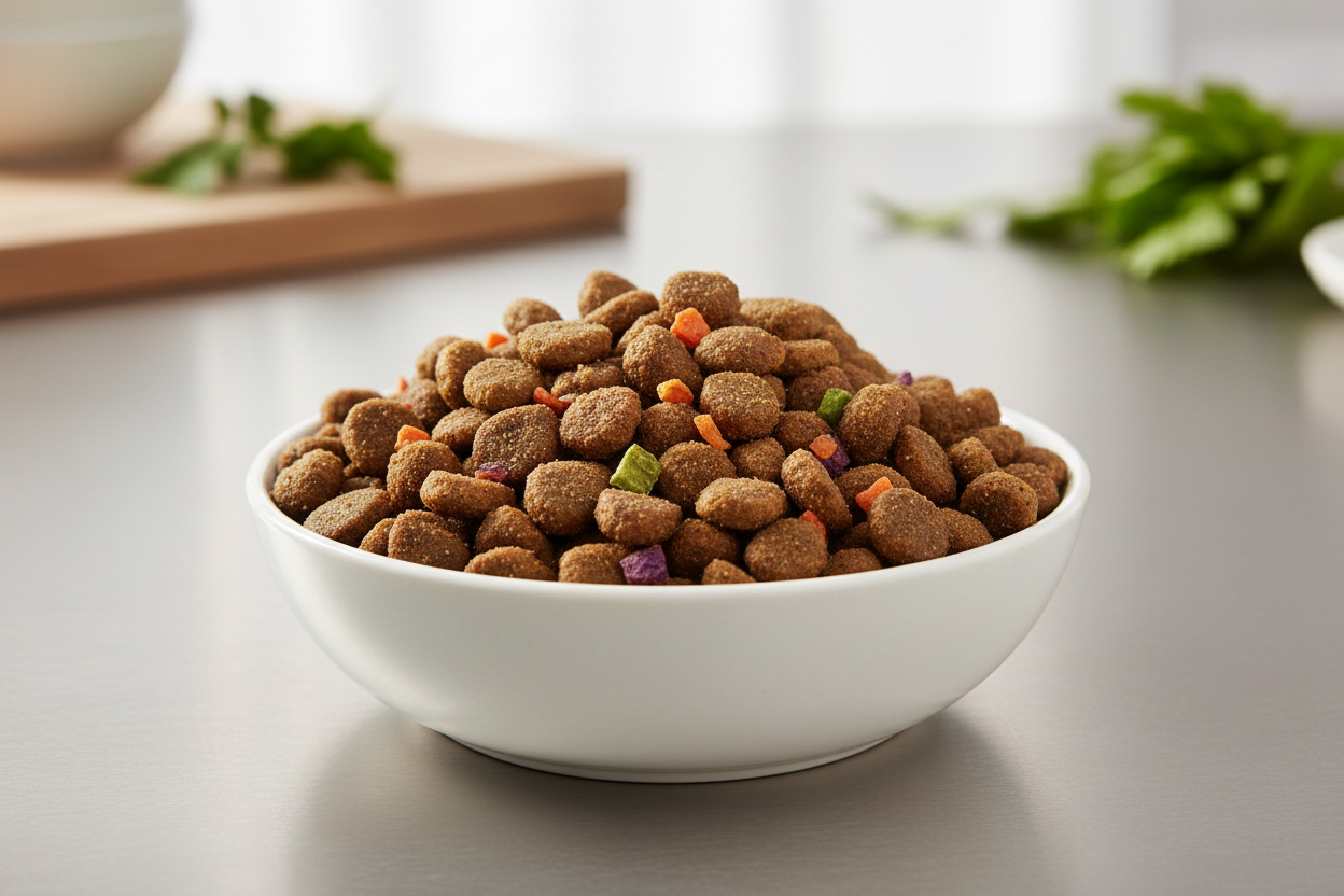 DOG DRY KIBBLE FOOD